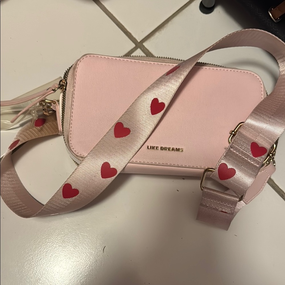 Pink Crossbody Bag
